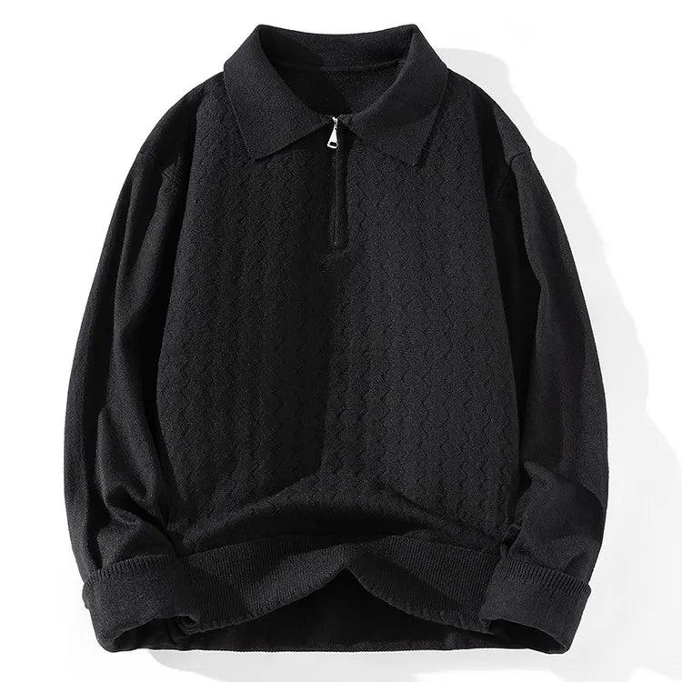 Barron Quarter-Zip Polo Sweater
