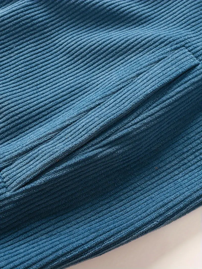 Ashford Corduroy Zip-Front Jacket