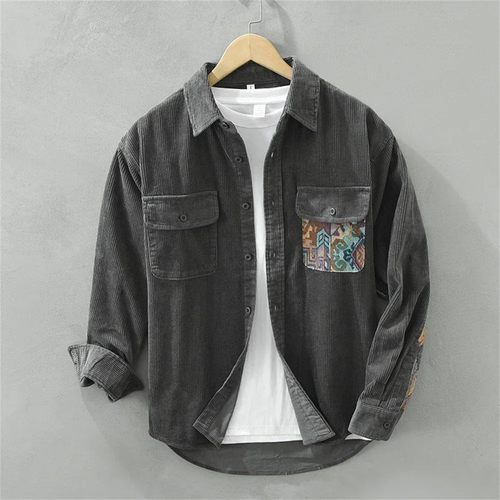 Patch-Theory Corduroy Shirt