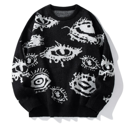 Eye Thread Knit Sweater