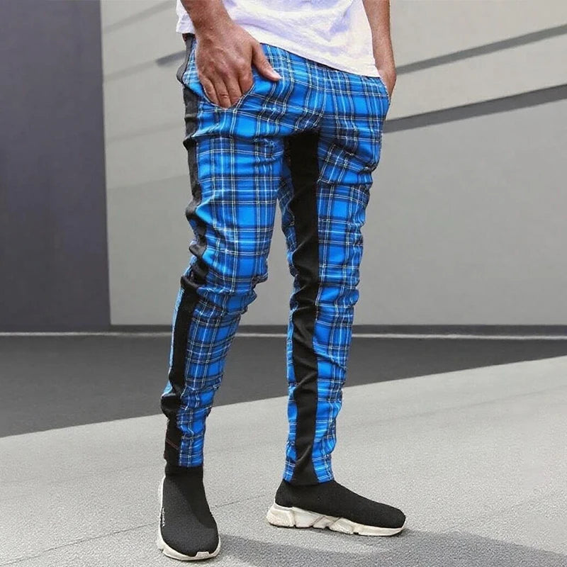 Stratford Plaid Tapered Pant