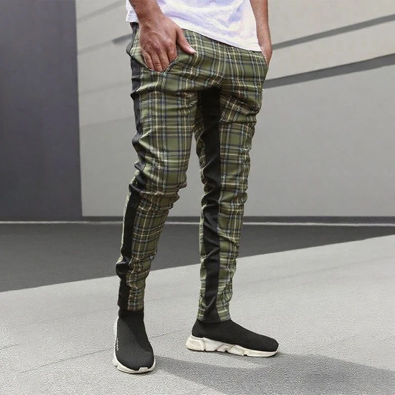 Stratford Plaid Tapered Pant