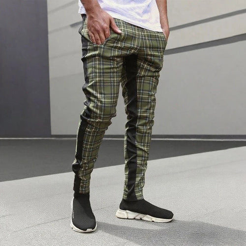 Stratford Plaid Tapered Pant