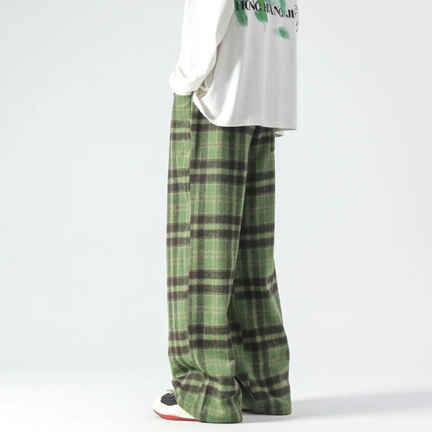 Graph Plaid Sweatpant