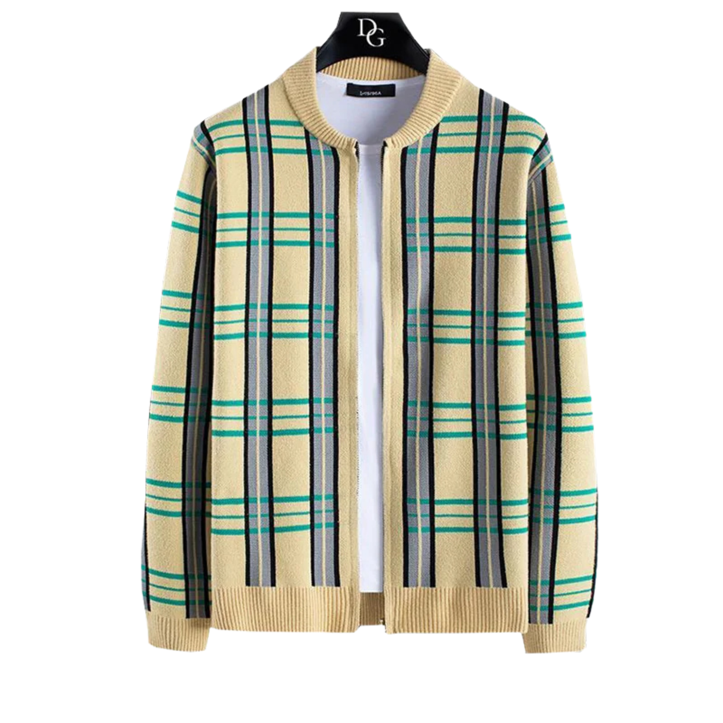 Stratford Plaid Knit Cardigan