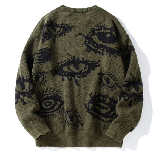 Eye Thread Knit Sweater