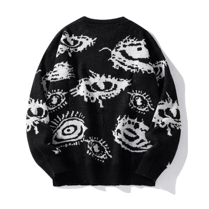 Eye Thread Knit Sweater