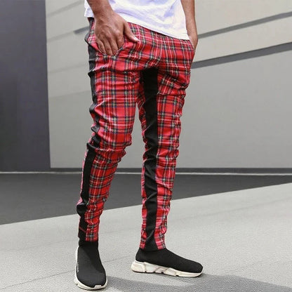 Stratford Plaid Tapered Pant