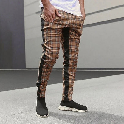 Stratford Plaid Tapered Pant