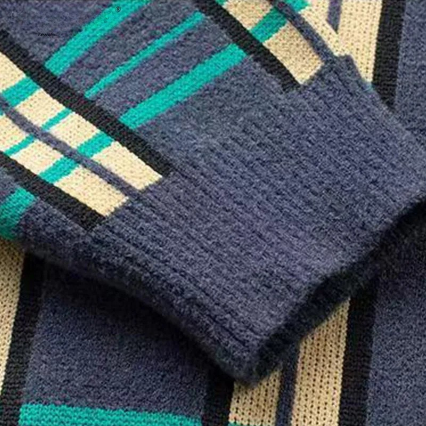Stratford Plaid Knit Cardigan