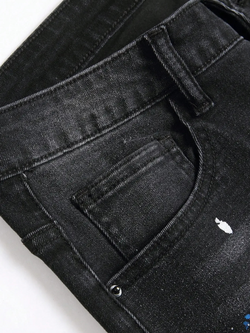 Rebel Distressed Denim Pant