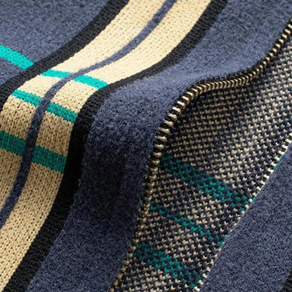 Stratford Plaid Knit Cardigan