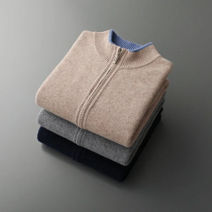 Hudson Cashmere Zip Jacket