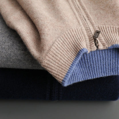 Hudson Cashmere Zip Jacket