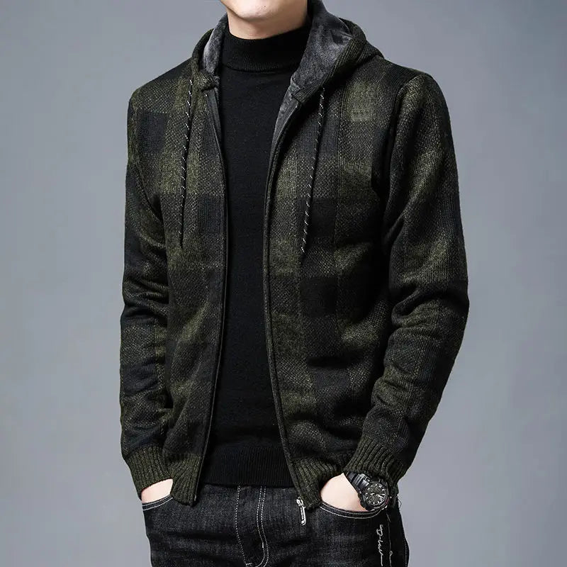 Heritage Flannel Zip-Up Hoodie