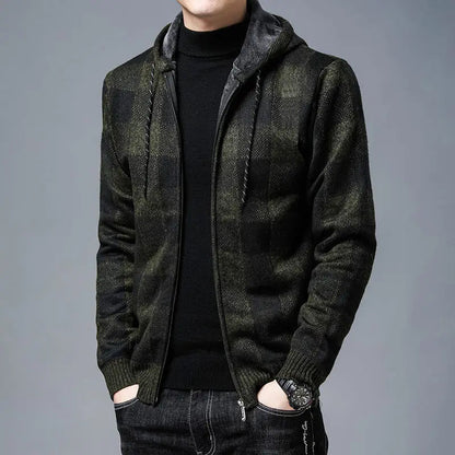 Heritage Flannel Zip-Up Hoodie