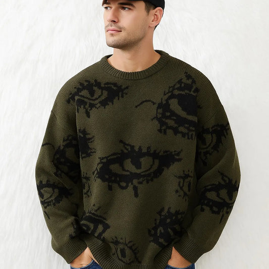 Eye Thread Knit Sweater