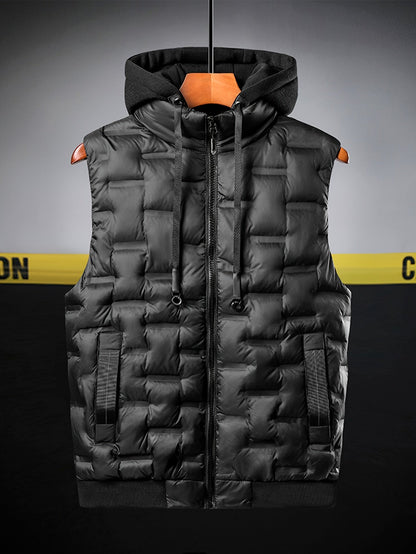 Apex Hooded Puffer Vest