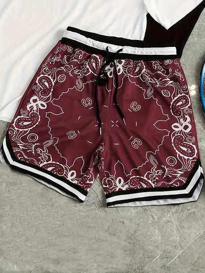 Paisley Mesh Short