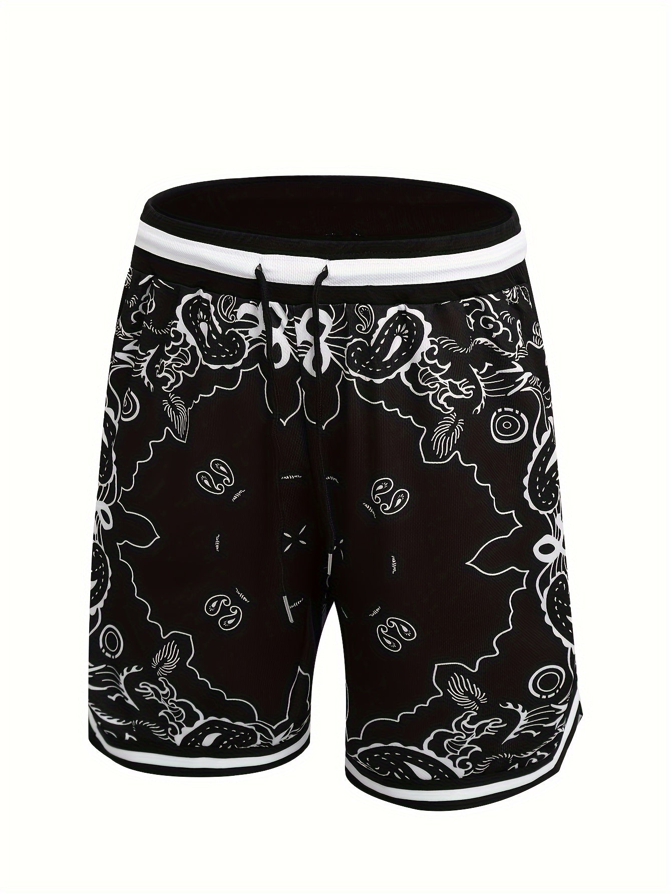 Paisley Mesh Short