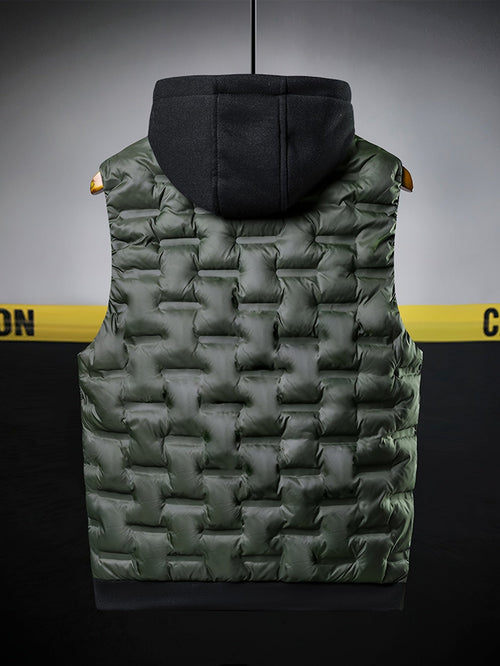 Apex Hooded Puffer Vest