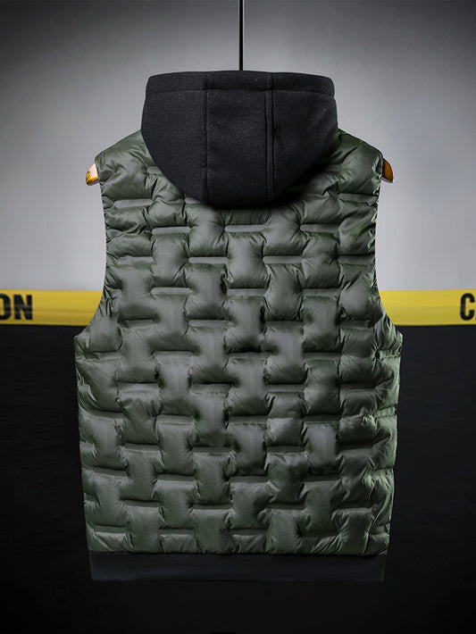 Apex Hooded Puffer Vest