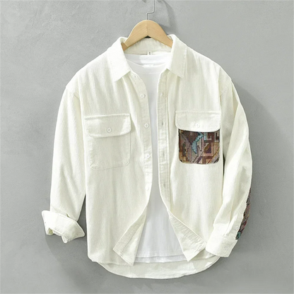 Patch-Theory Corduroy Shirt